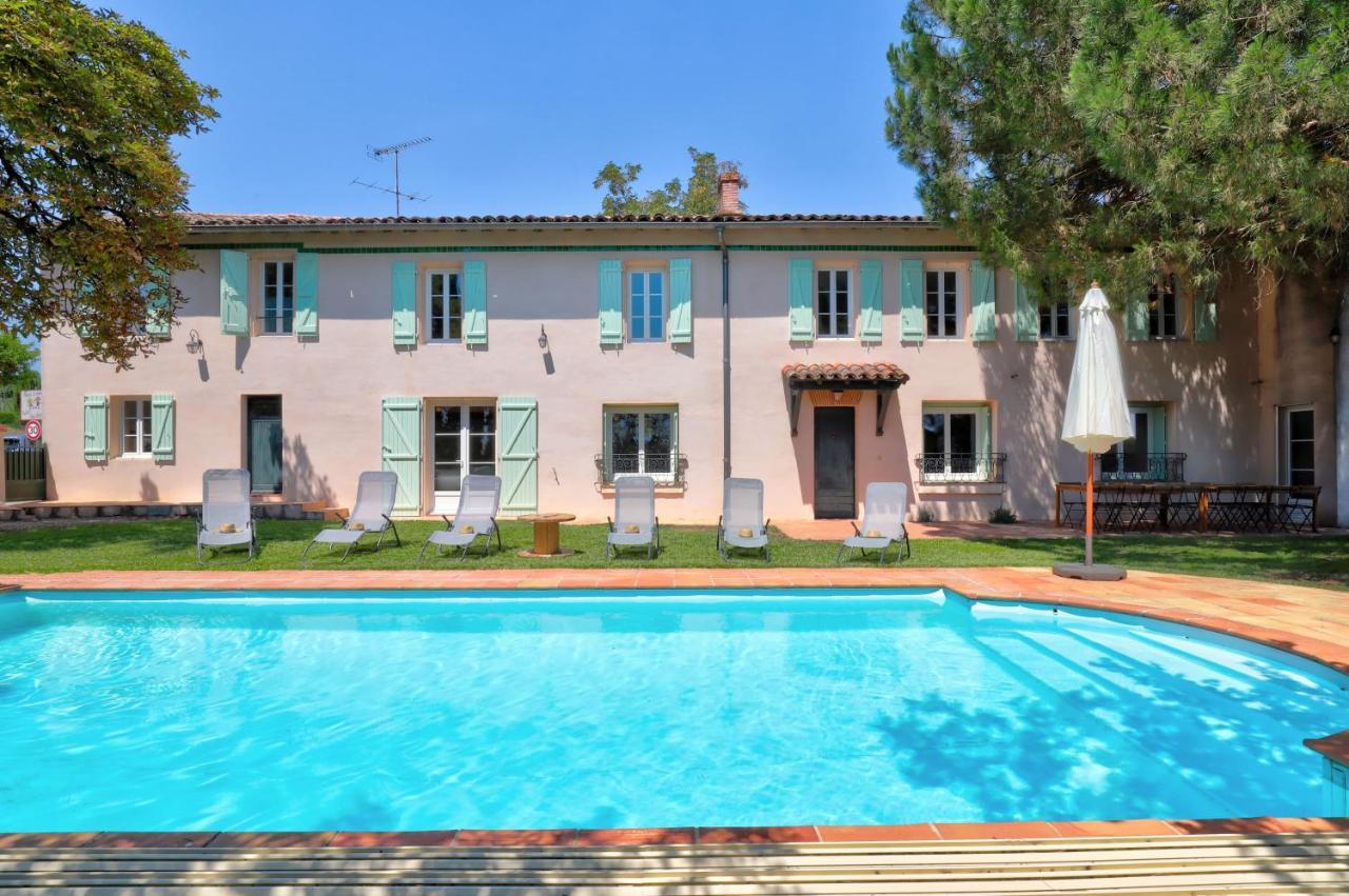 Gite La Grappe Occitane - 14 Personnes - Piscine Privee Ambres Exteriér fotografie
