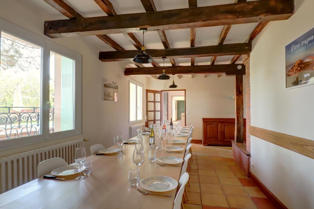 Gite La Grappe Occitane - 14 Personnes - Piscine Privee Ambres Exteriér fotografie