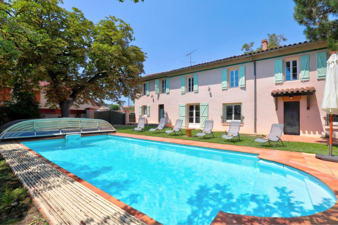 Gite La Grappe Occitane - 14 Personnes - Piscine Privee Ambres Exteriér fotografie
